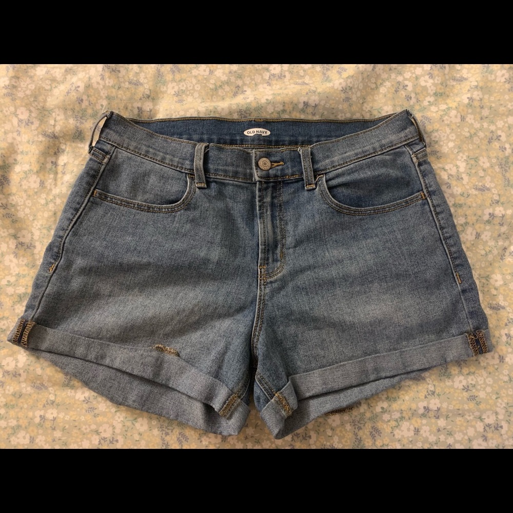 Dark Wash Jean Shorts